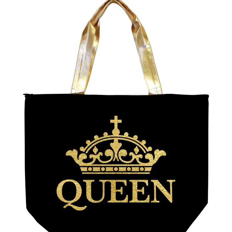 Canvas Handbags^African American Expressions QUEEN CANVAS BAG