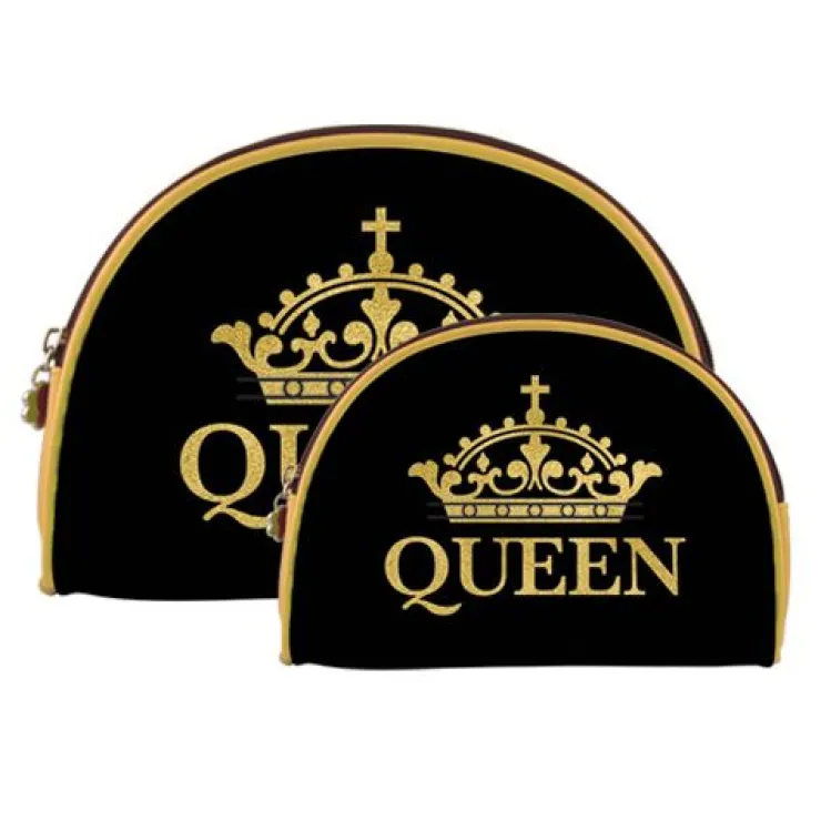 Cosmetic Bags^African American Expressions QUEEN COSMETIC DUO