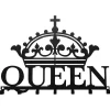 Home Wall Organizers^African American Expressions QUEEN KEY HOLDER