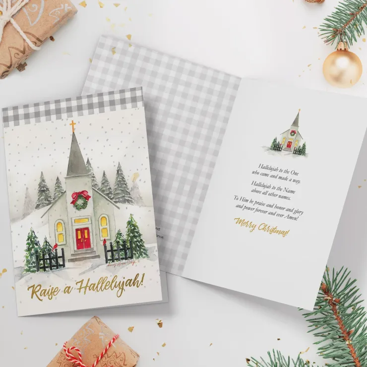 Christmas Cards^African American Expressions RAISE A HALLELUJAH SANDY CLOUGH