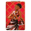 Compact Mirrors^African American Expressions RED AND WHITE COMPACT POCKET MIRROR