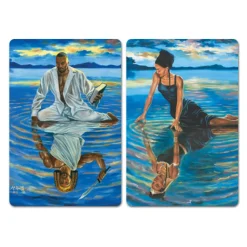 Magnet Sets^African American Expressions REFLECTIONS QUEEN/REFLECTIONS KING