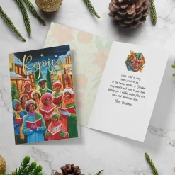 Christmas Cards^African American Expressions Rejoice Christmas Card