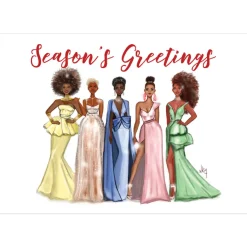 Christmas Cards^African American Expressions SEASONS GREETINGS SISTER FRIENDS