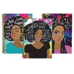Large Notebooks^African American Expressions SELF LOVE NOTEBOOK SET (LARGE)