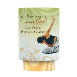 LED Candles^African American Expressions She Who Kneels LED Candle