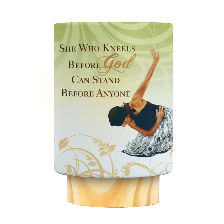 LED Candles^African American Expressions She Who Kneels LED Candle