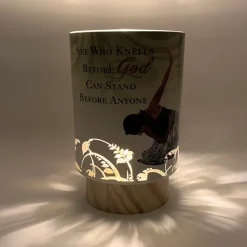 LED Candles^African American Expressions She Who Kneels LED Candle