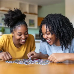 Puzzles^African American Expressions SHE WHO KNEELS PUZZLE