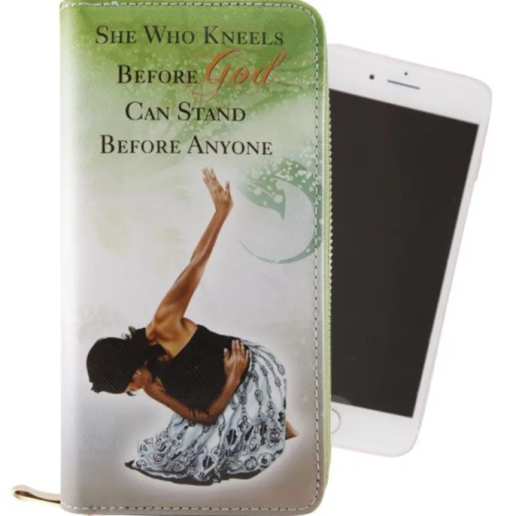 Wallets^African American Expressions SHE WHO KNEELS WALLET