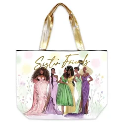 Canvas Handbags^African American Expressions Sister Friends Canvas Bag