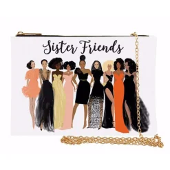 Chain Purses^African American Expressions SISTER FRIENDS CHAIN PURSE