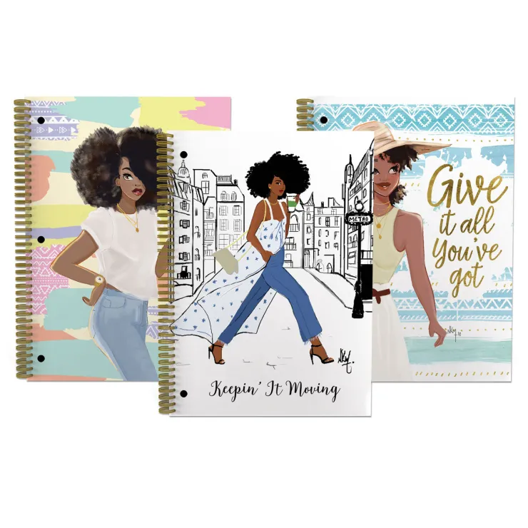 Large Notebooks^African American Expressions SISTER FRIENDS NOTEBOOK SET (LARGE)