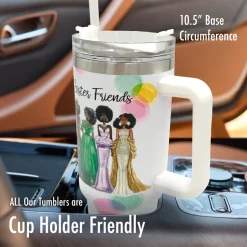 Tumblers^African American Expressions Sister Friends Tumbler