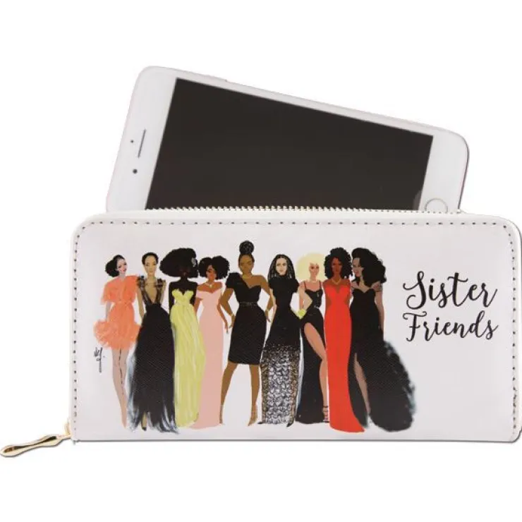 Wallets^African American Expressions SISTER FRIENDS WALLET