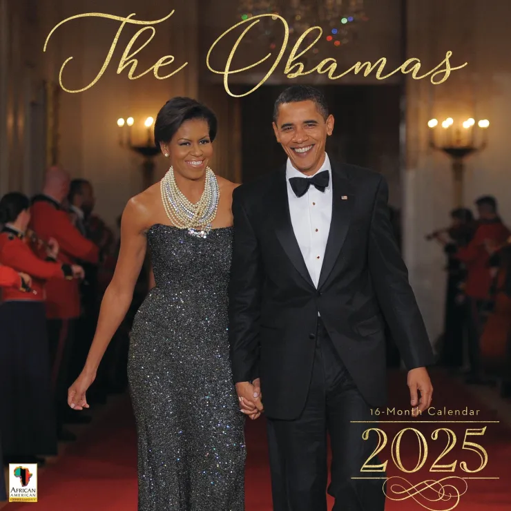 Black Calendars^African American Expressions 2025 The Obamas Calendar