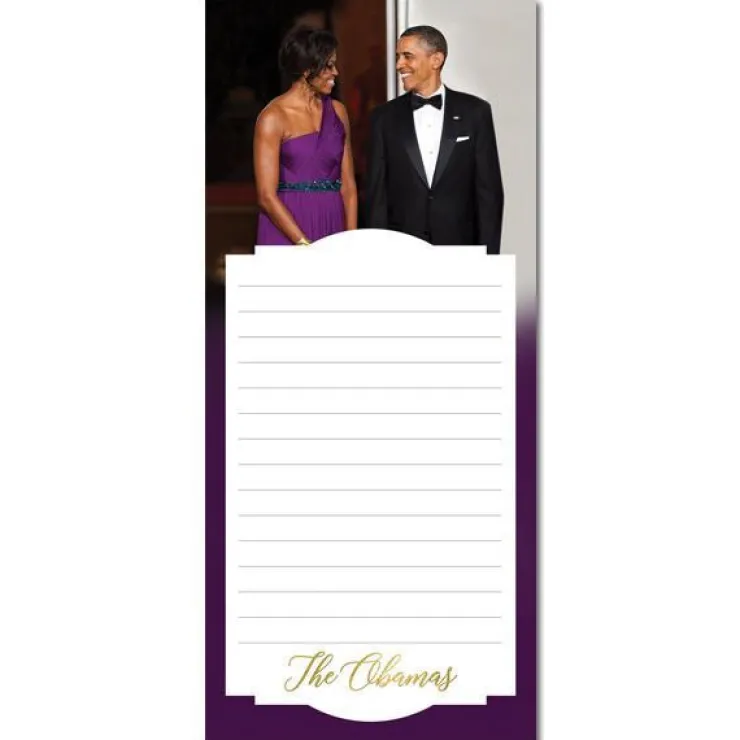 Magnetic Notepads^African American Expressions THE OBAMAS MAGNETIC NOTEPAD