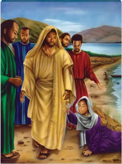 Canvas Art^African American Expressions The Touch Stretched Canvas (Large)