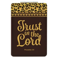 Compact Mirrors^African American Expressions TRUST IN THE LORD COMPACT MIRROR