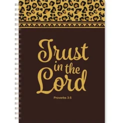 Journals^African American Expressions TRUST IN THE LORD LEOPARD PRINT JOURNAL