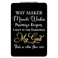 Compact Mirrors^African American Expressions WAYMAKER COMPACT POCKET MIRROR