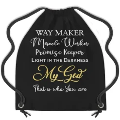 Drawstring Backpacks^African American Expressions Waymaker Drawstring Backpack