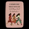 Card Holders^African American Expressions Woman with God Card Holder